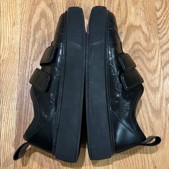 Marimekko Black Leather Rinnekedolla Sneakers - Picture 7 of 10